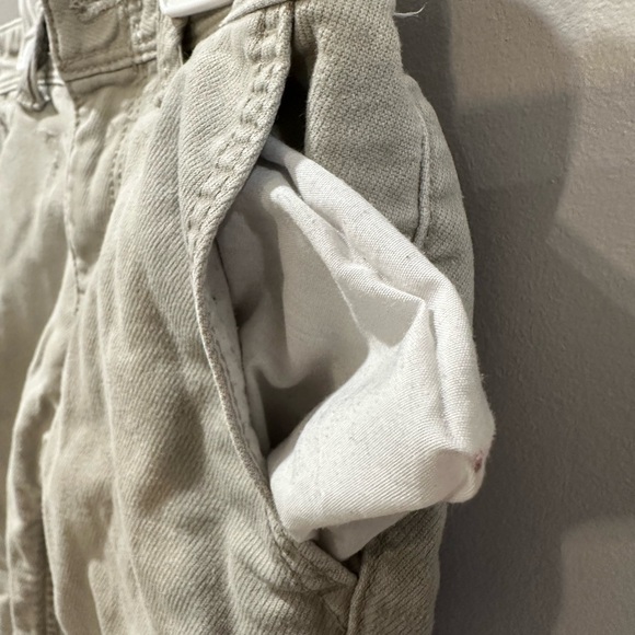 3 for $45_ Tommy Hilfiger Slim Fit Beige pants 98% cotton, adjustable waist - Picture 3 of 11
